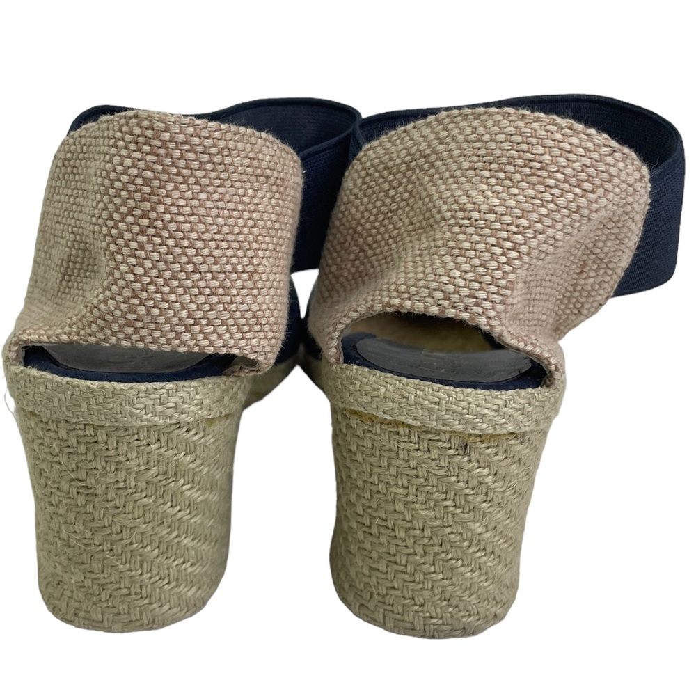 Lauren Ralph Lauren Charla Women’s Navy Blue Espadrille Wedges - Picture 5 of 8